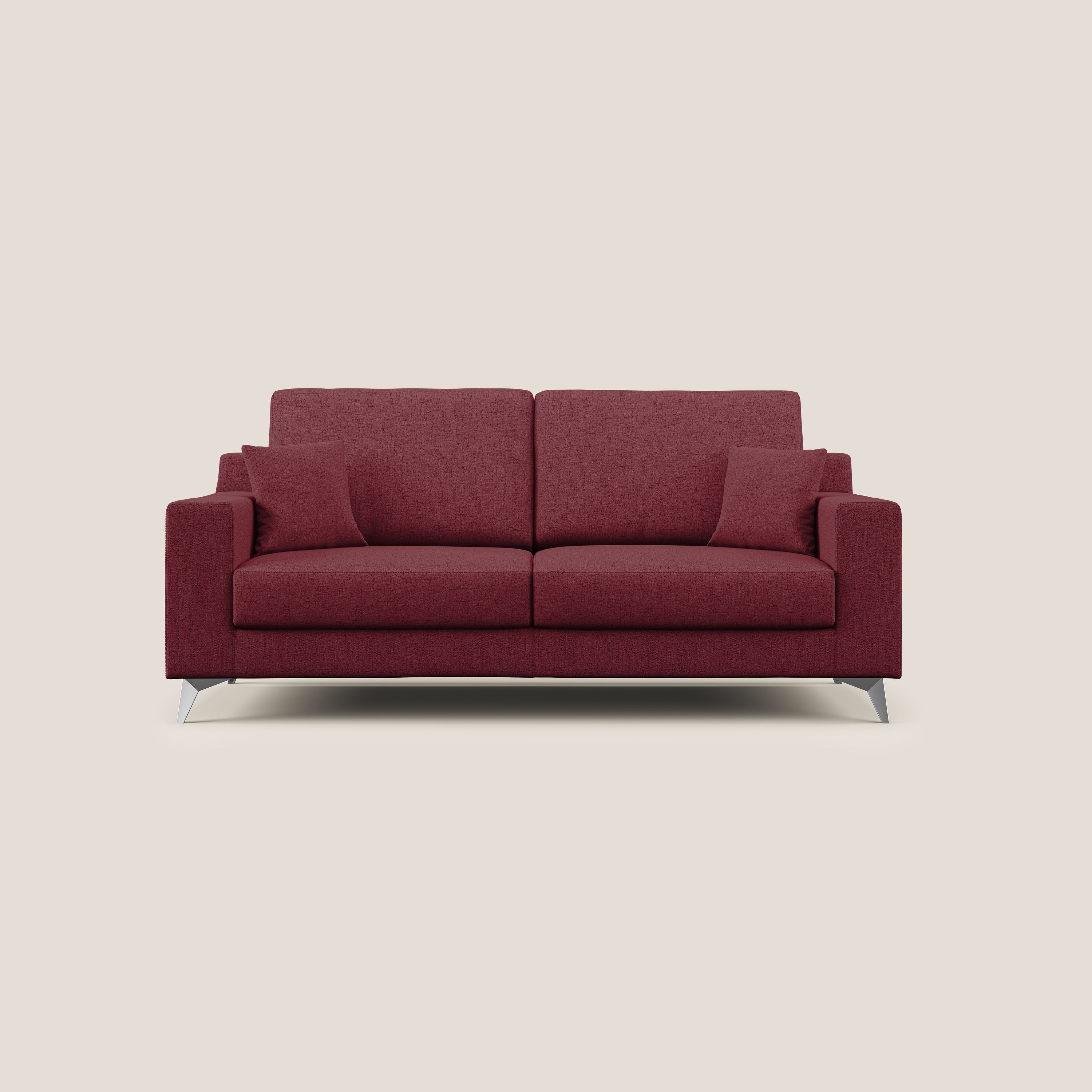 Michael Divano in tessuto impermeabile antimacchia T03 rosso - divani.store