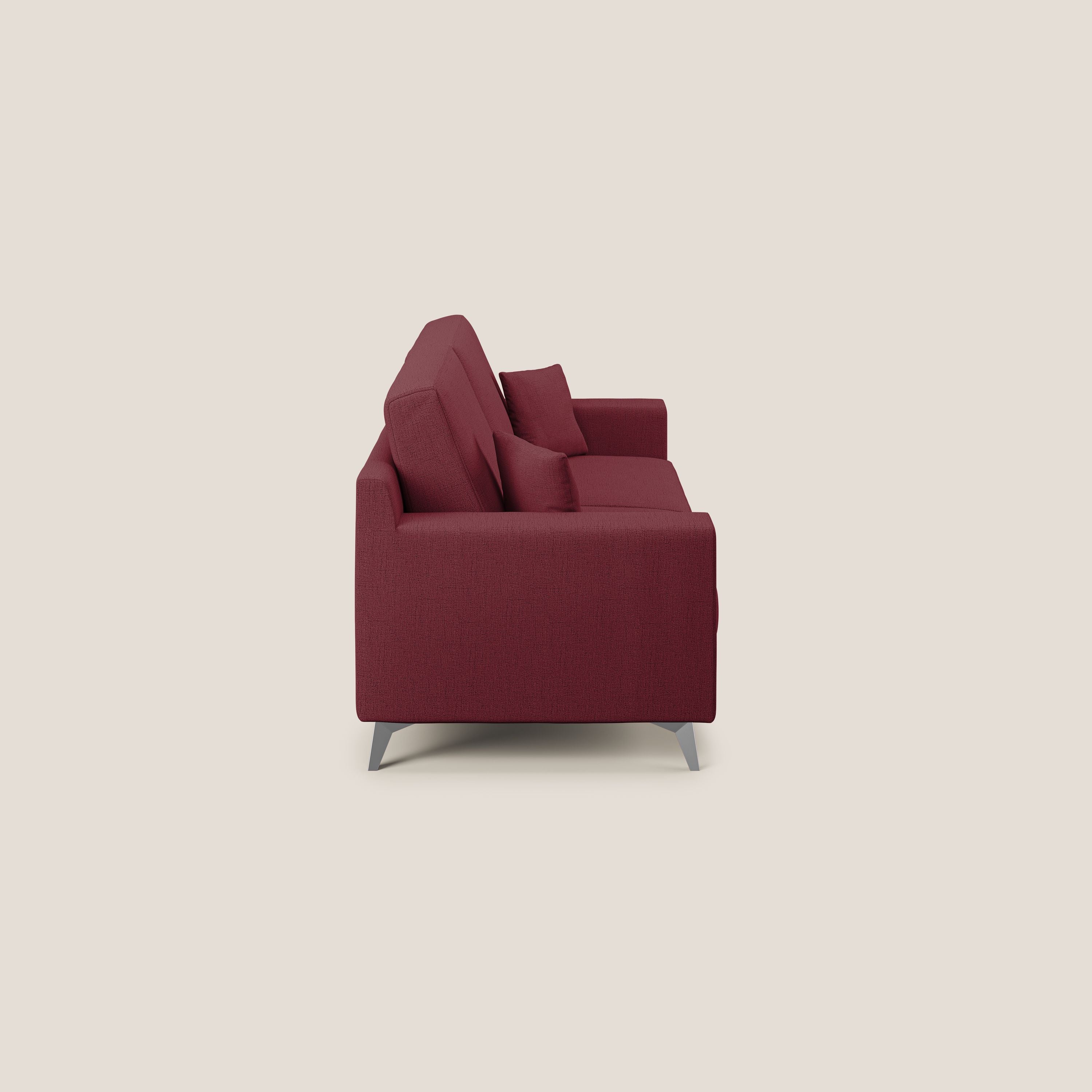 Michael Divano in tessuto impermeabile antimacchia T03 rosso - divani.store