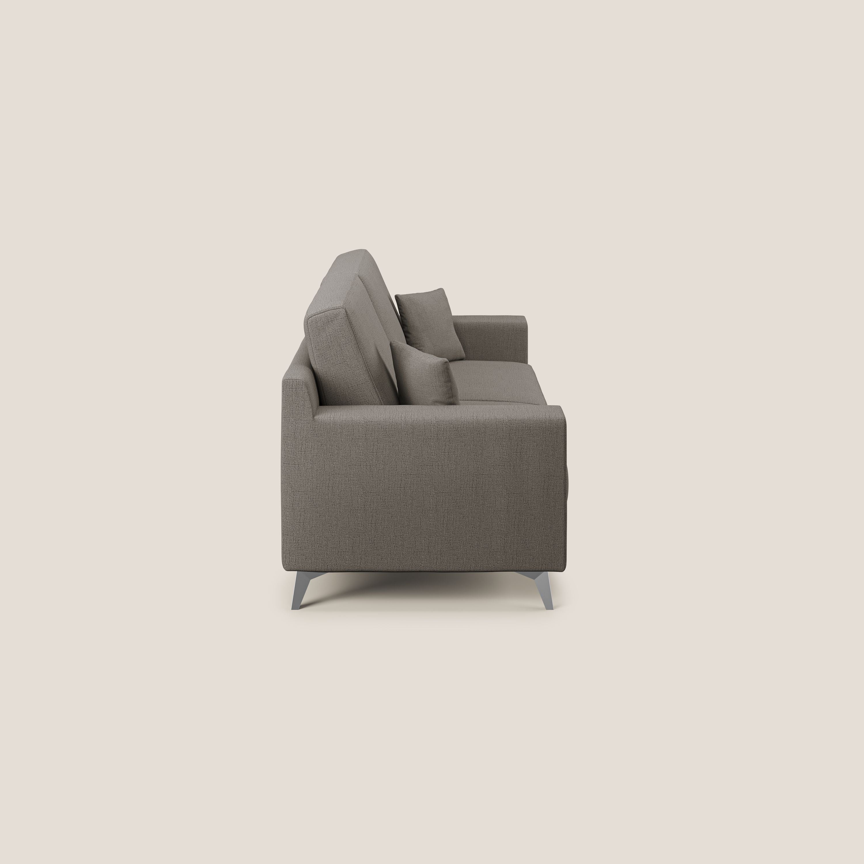Michael Divano in tessuto impermeabile antimacchia T03 talpa - divani.store