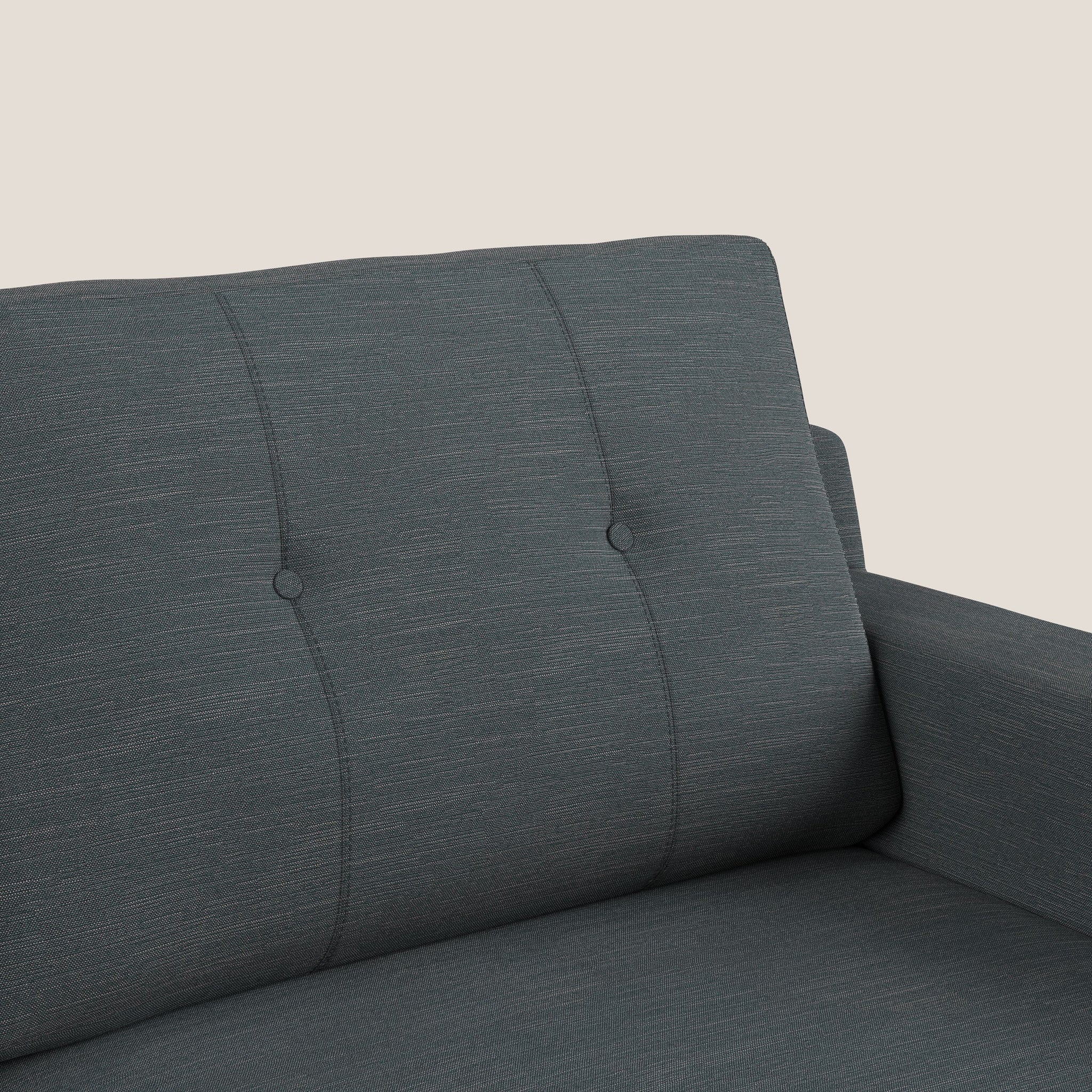 Danish divano angolare reversibile in tessuto ecosostenibile T10