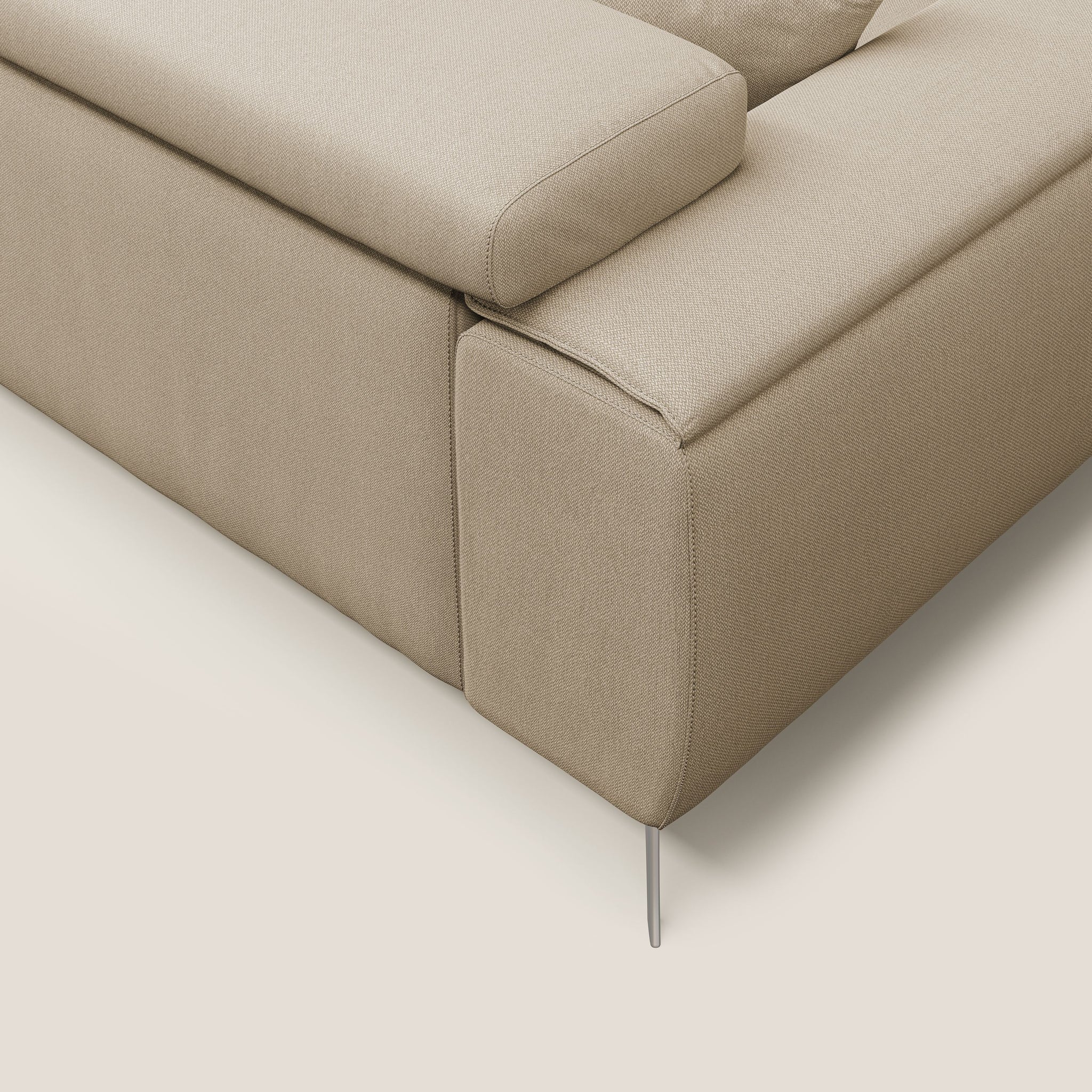 Fusion divano con sedute allungabili in tessuto smacchiabile T05