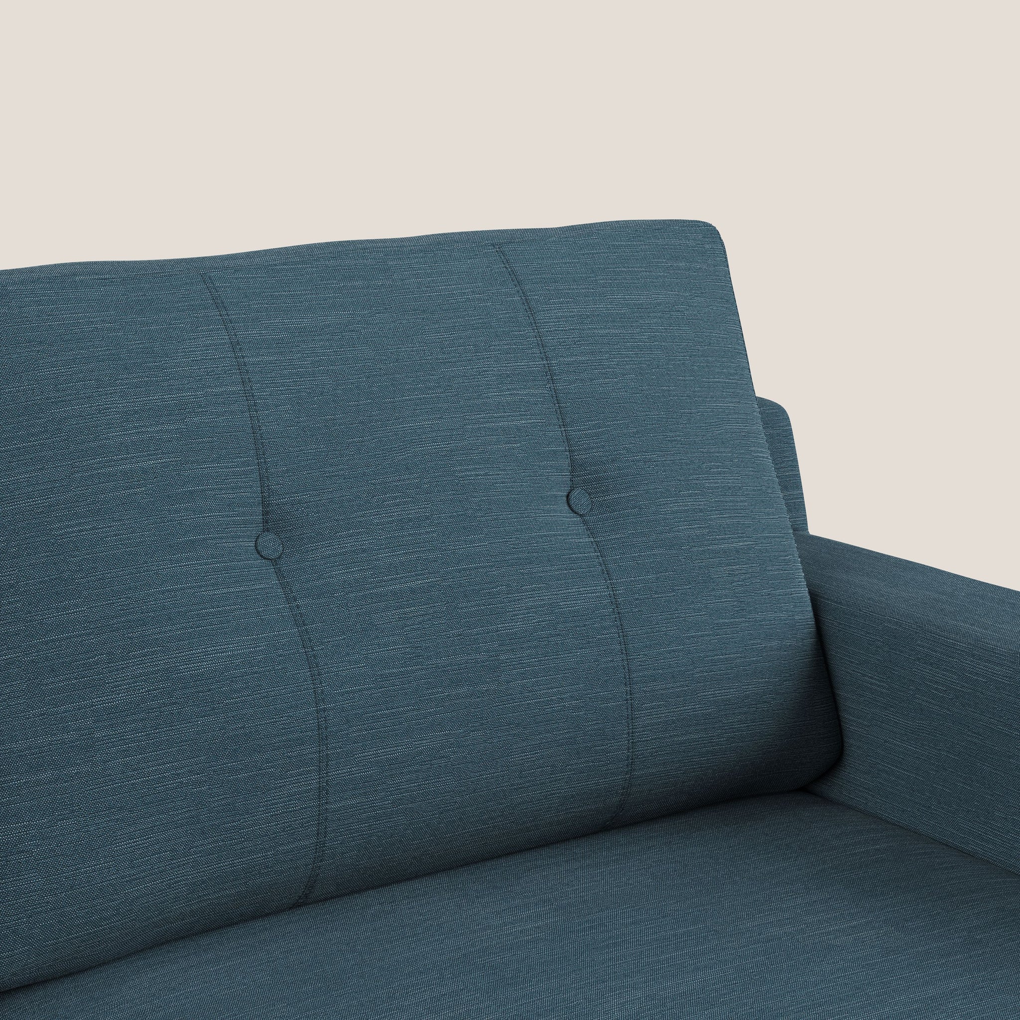Danish divano angolare reversibile in tessuto ecosostenibile