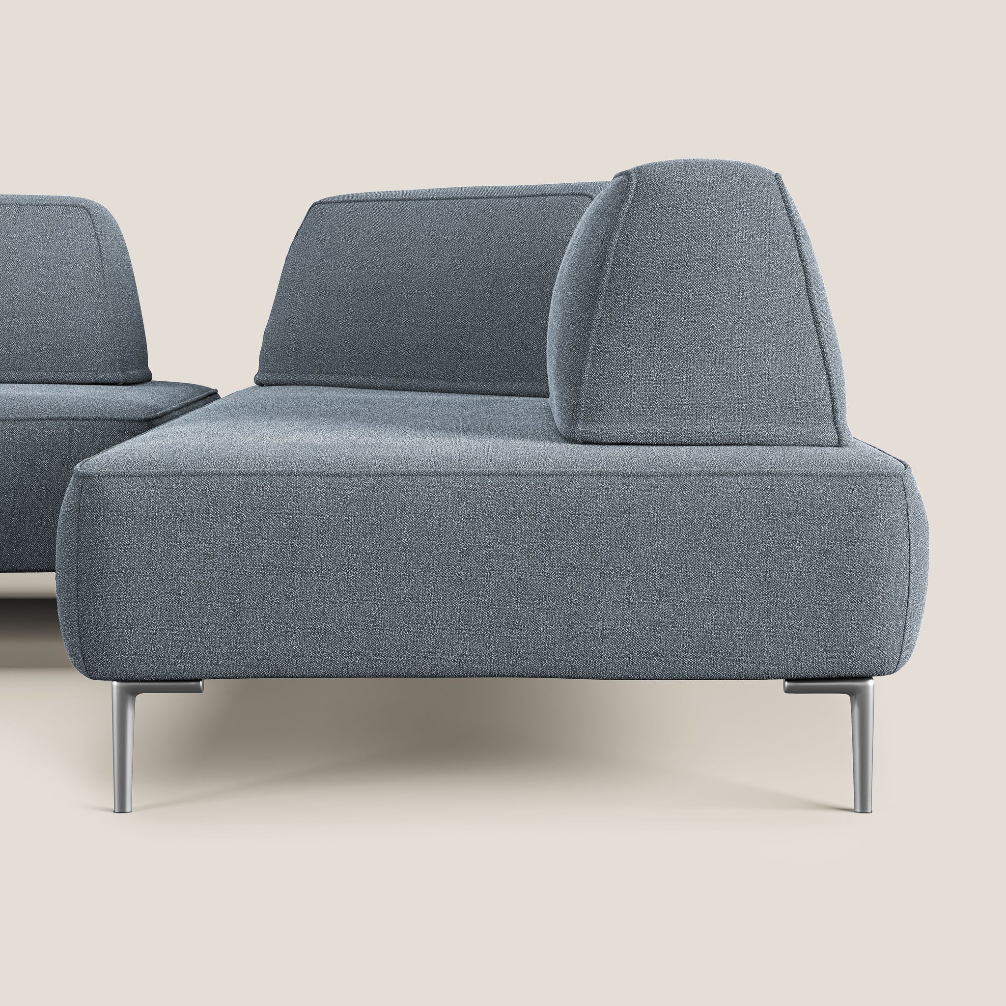 Newton divano angolare modulare con schienali movibili T07