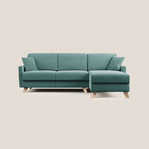 Edgar divano letto angolare in tessuto felis impermeabile T03 - divani.store