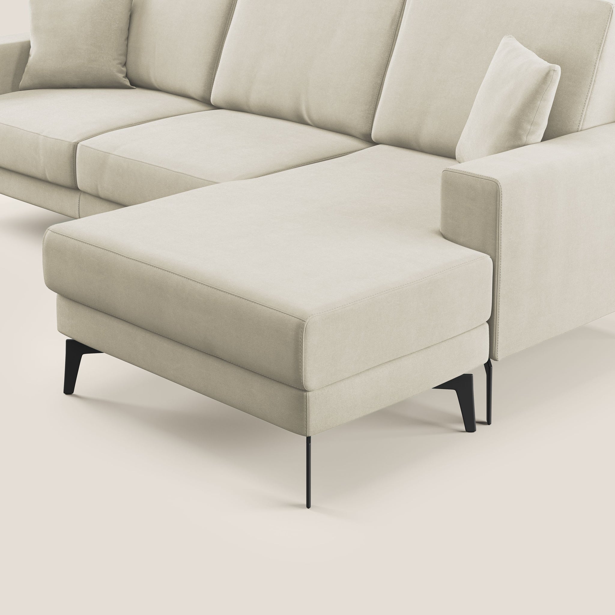 Prestige divano angolare reversibile in microfibra smacchiabile T11