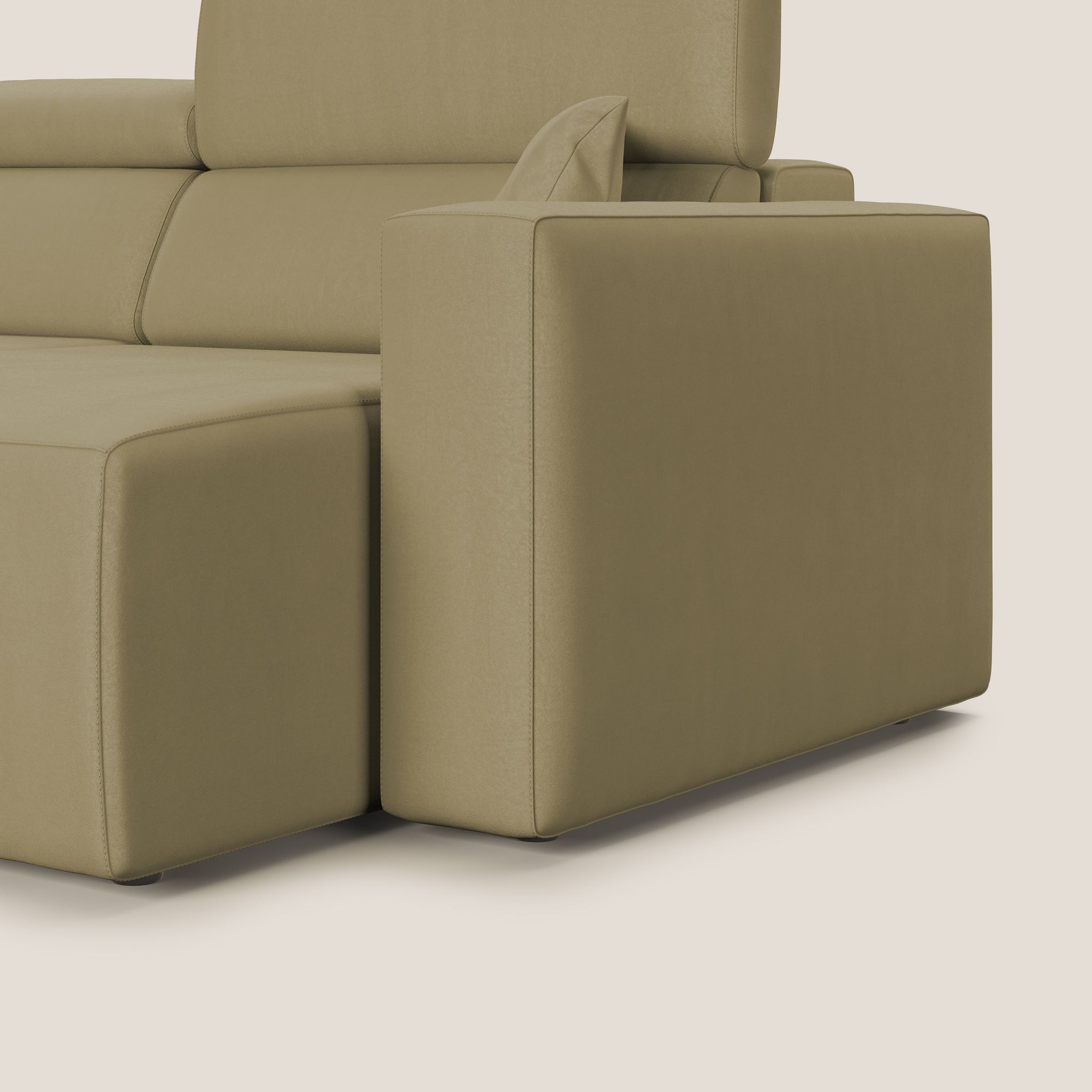 Orwell divano con seduta estraibile in microfibra smacchiabile T11