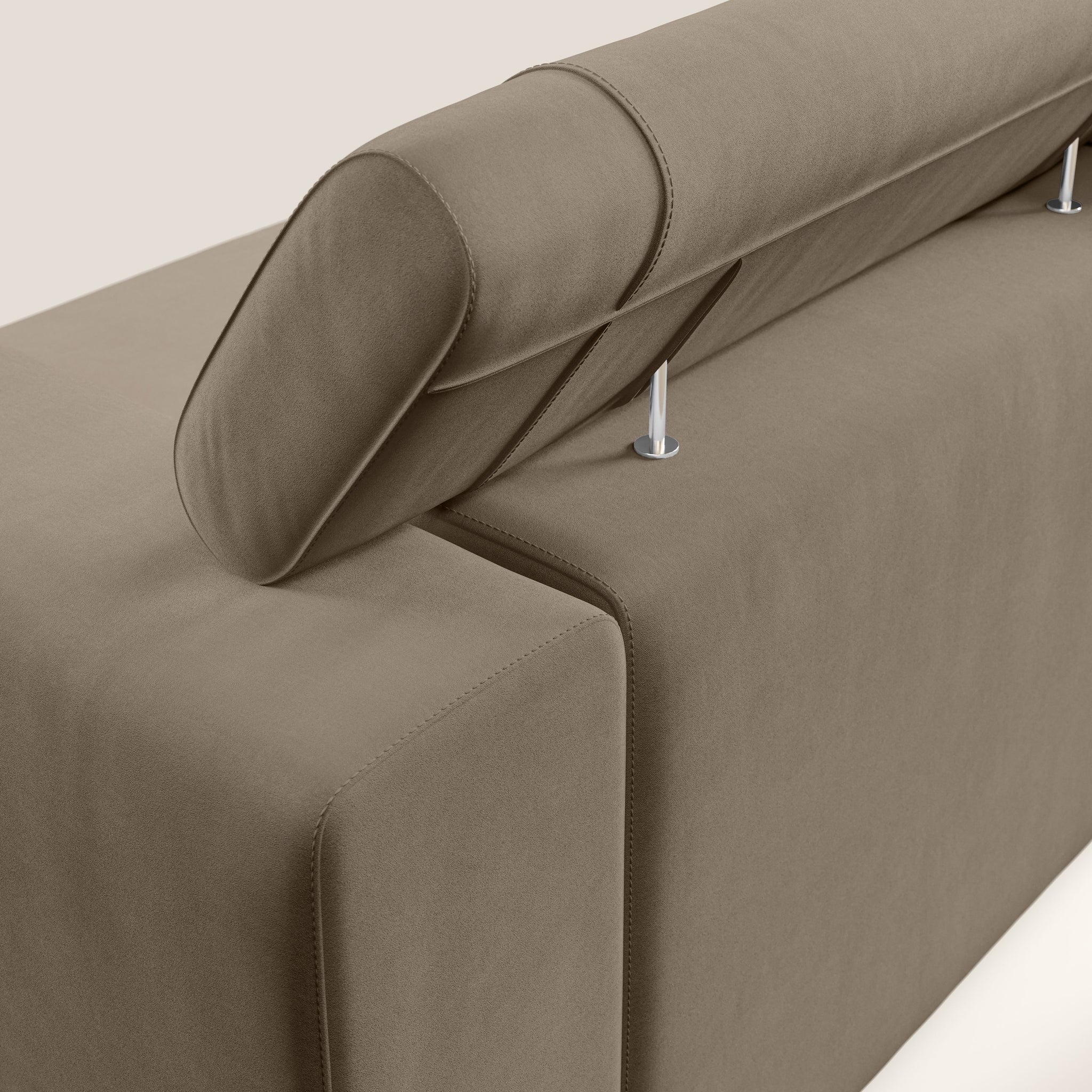 Vegas divano poggiatesta reclinabili in microfibra