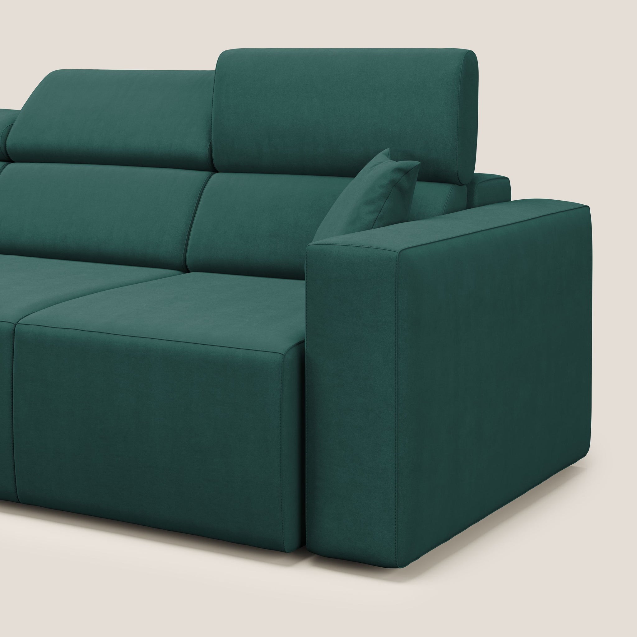 Orwell divano con 3 sedute estraibili in microfibra smacchiabile T11