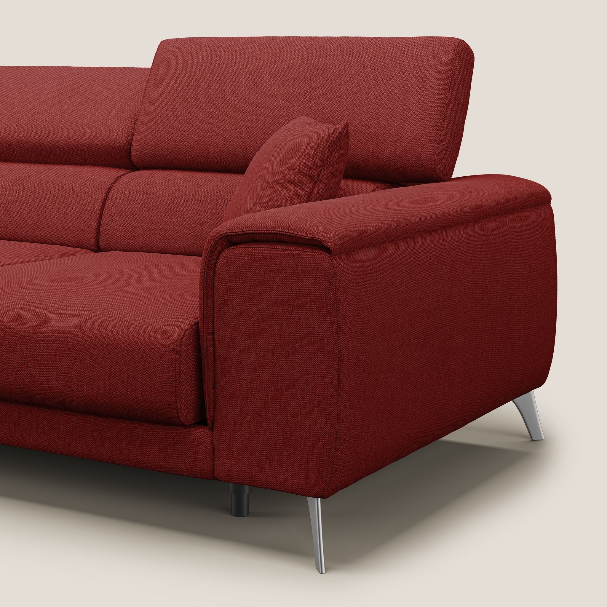 Fusion divano con 3 sedute allungabili in tessuto smacchiabile T05