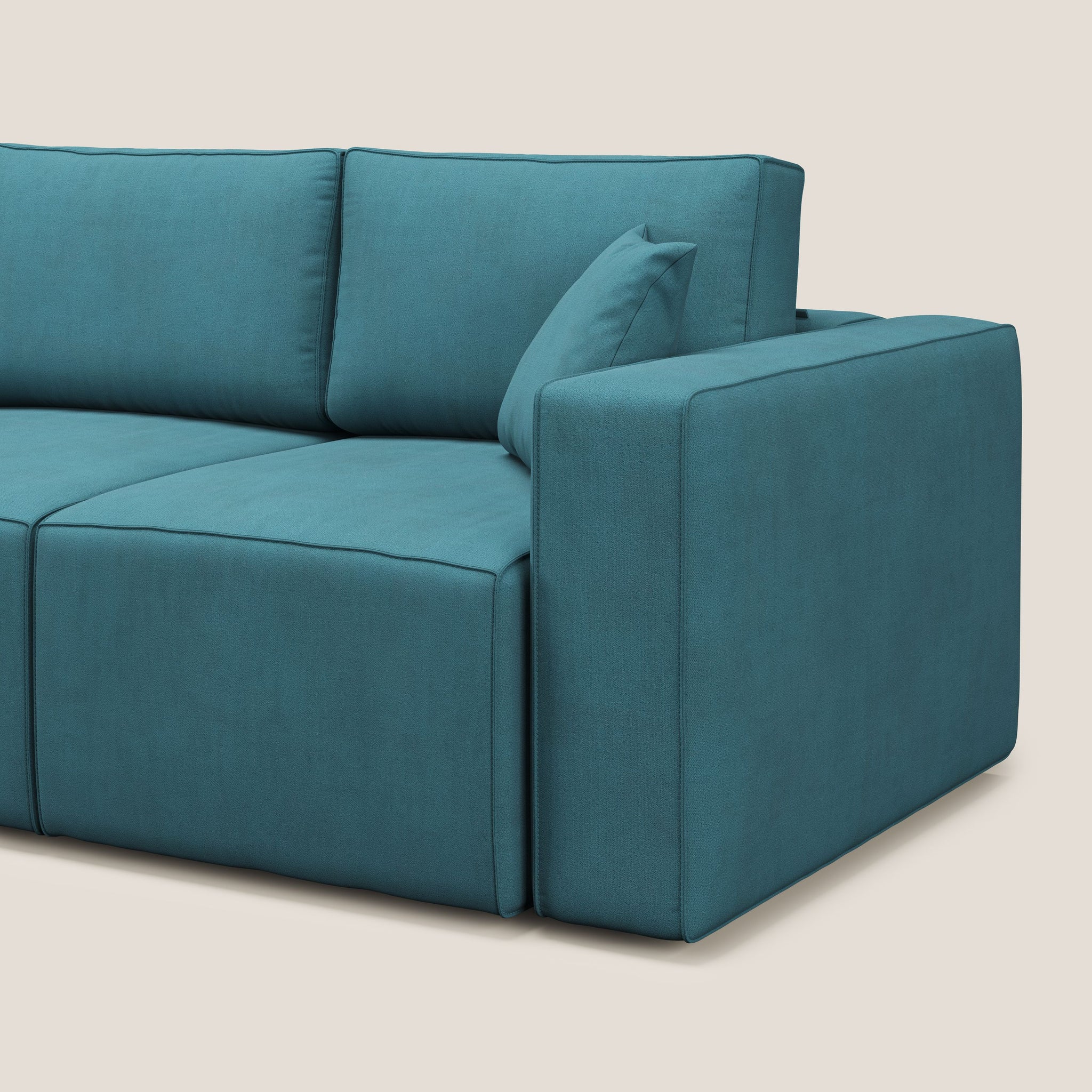 Morfeo divano con 3 sedute estraibili in morbido tessuto impermeabile T02