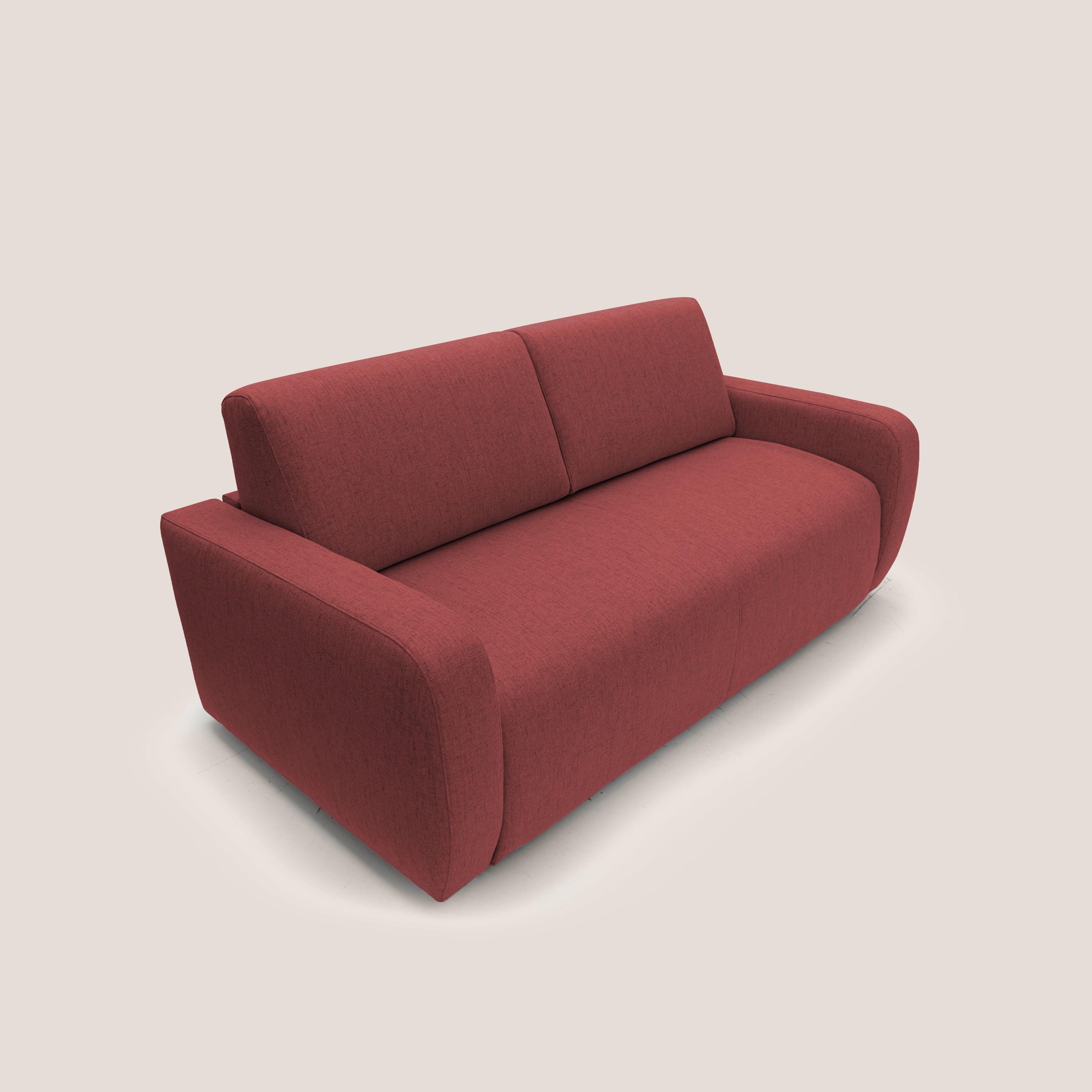 Duna Divano letto matrimoniale con materasso 20 cm in tessuto impermeabile T03 - divani.store