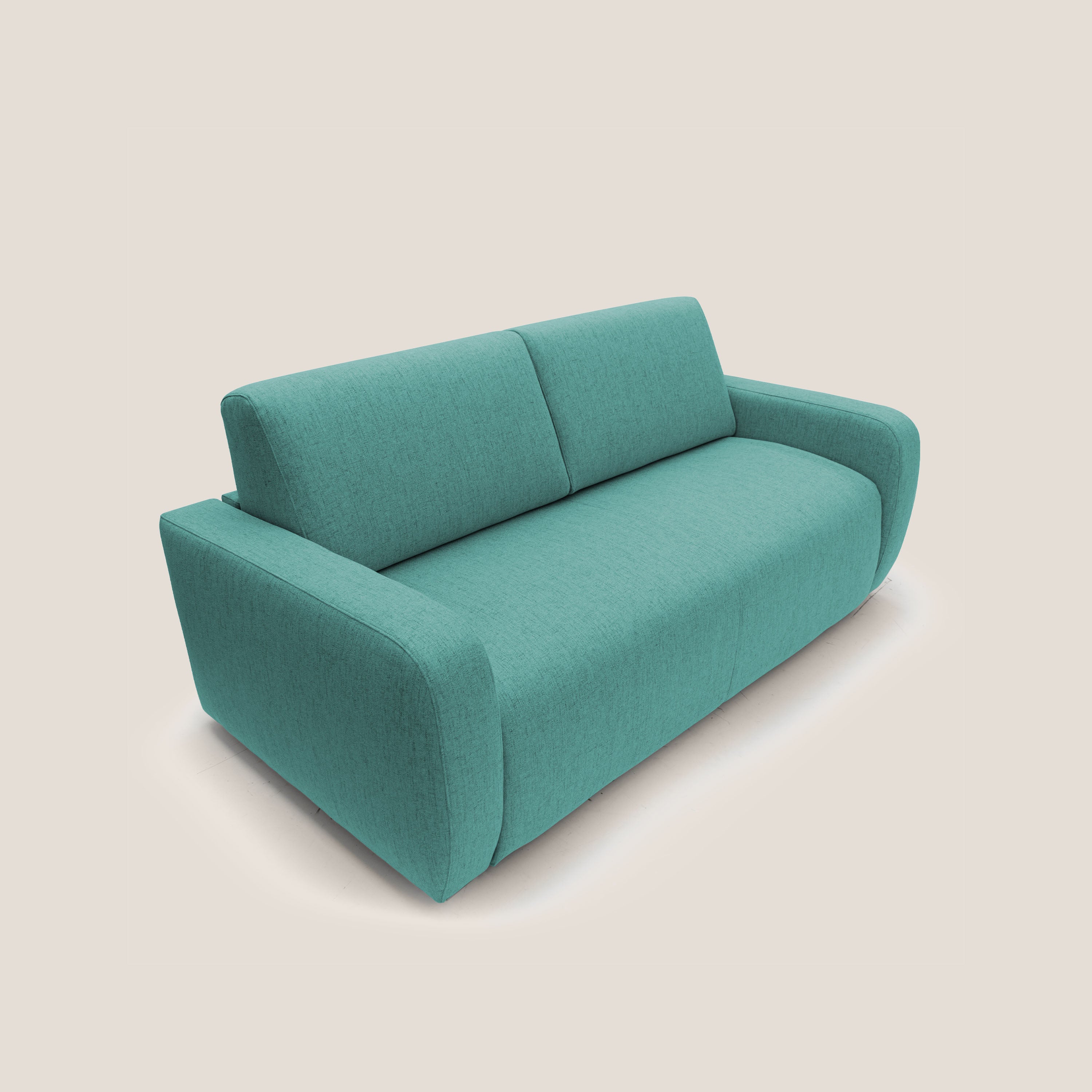 Duna Divano letto matrimoniale con materasso 20 cm in tessuto impermeabile T03 - divani.store