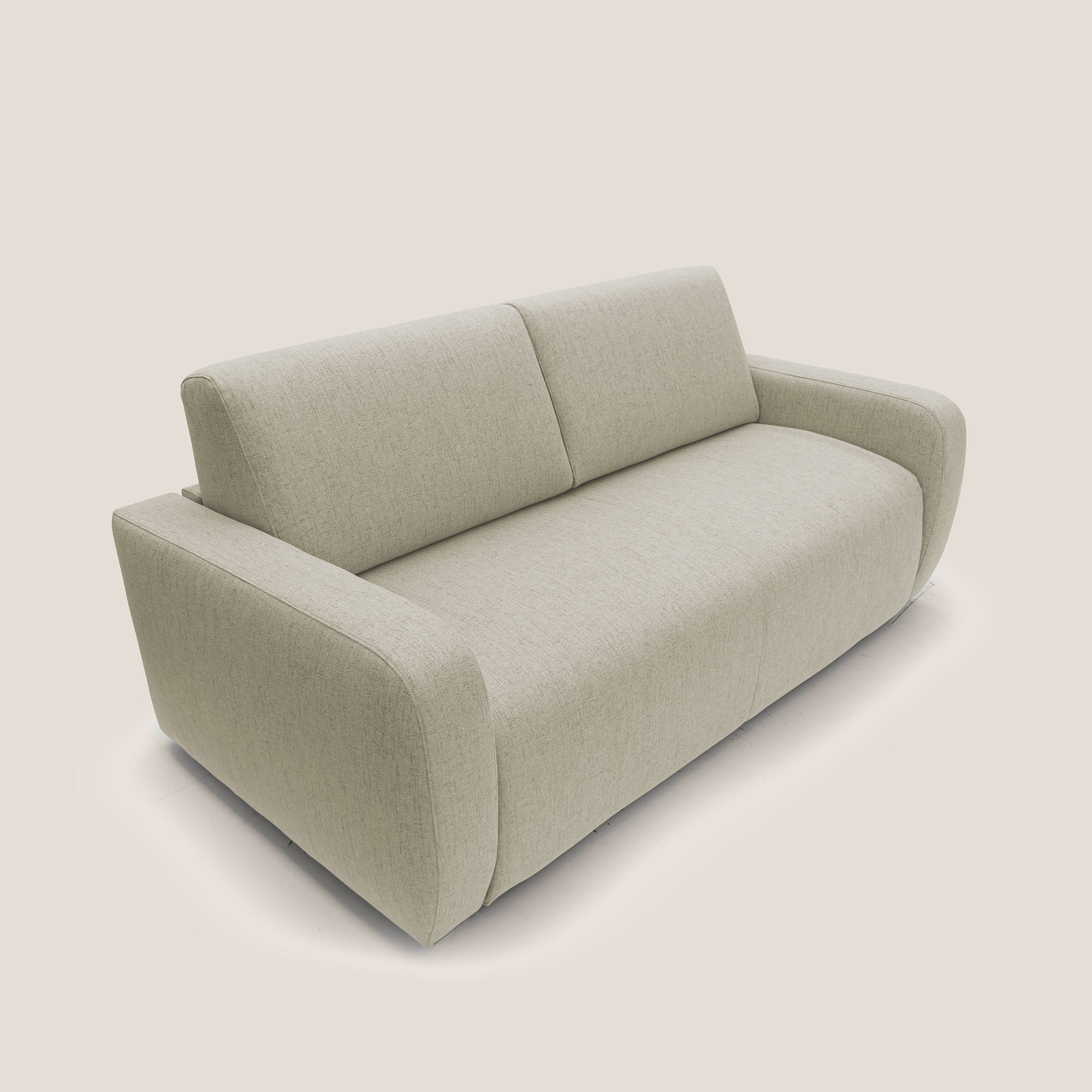 Duna Divano letto matrimoniale con materasso 20 cm in tessuto impermeabile T03 - divani.store