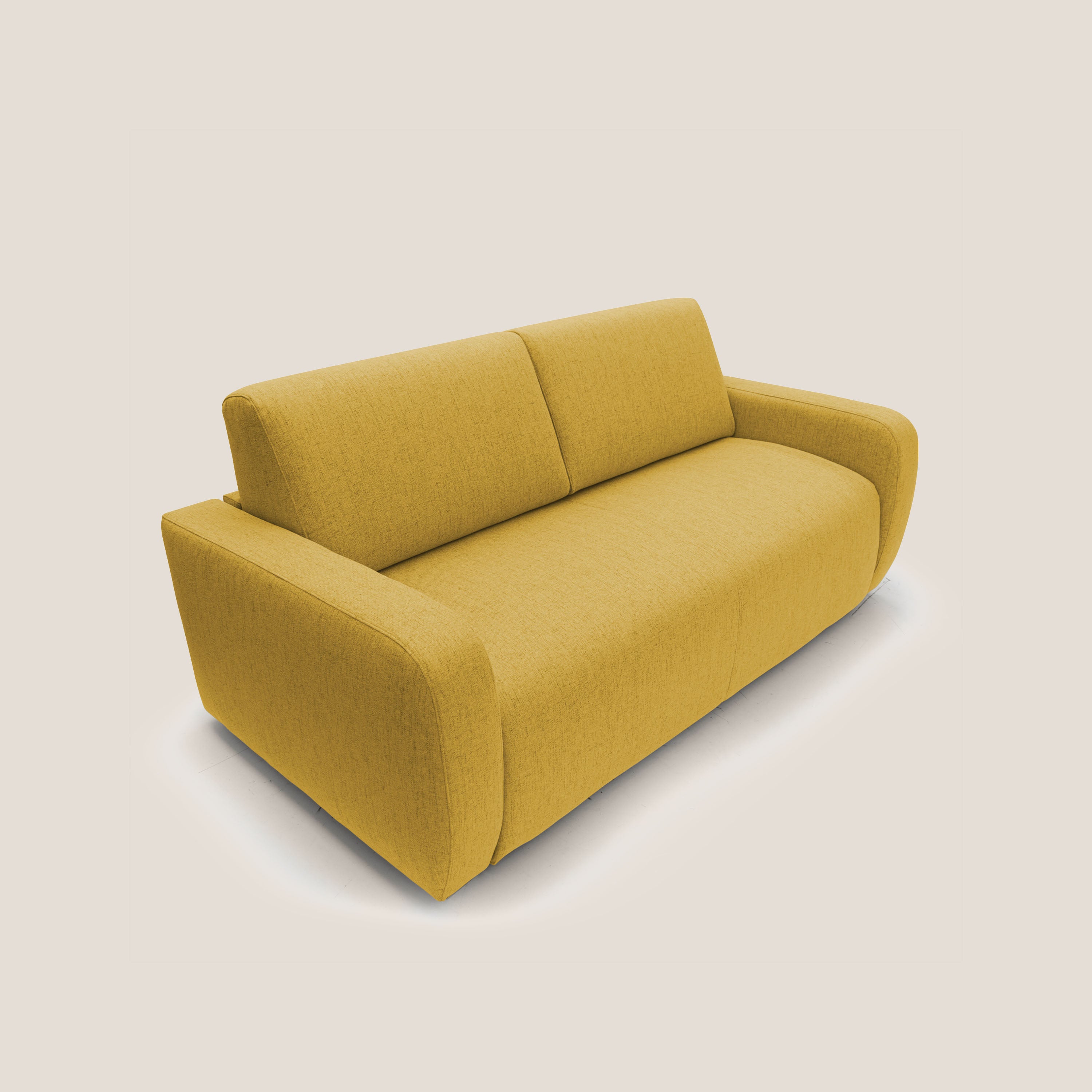 Duna Divano letto matrimoniale con materasso 20 cm in tessuto impermeabile T03 - divani.store
