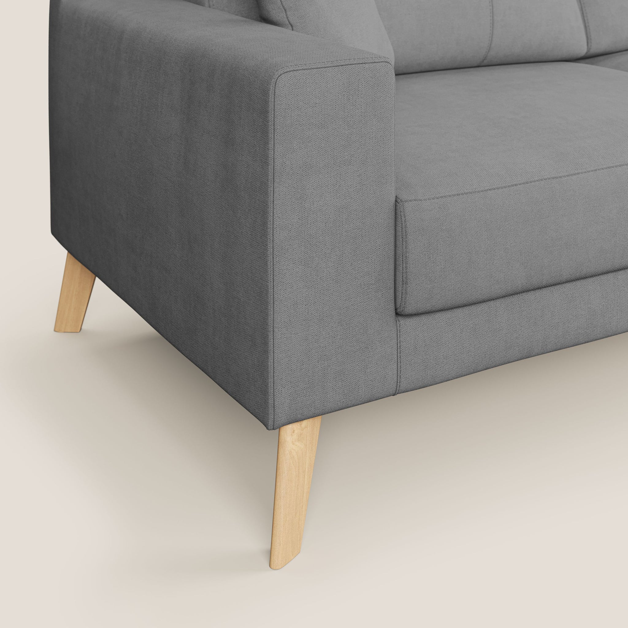 Danish divano angolare REVERSIBILE in tessuto morbido impermeabile T02