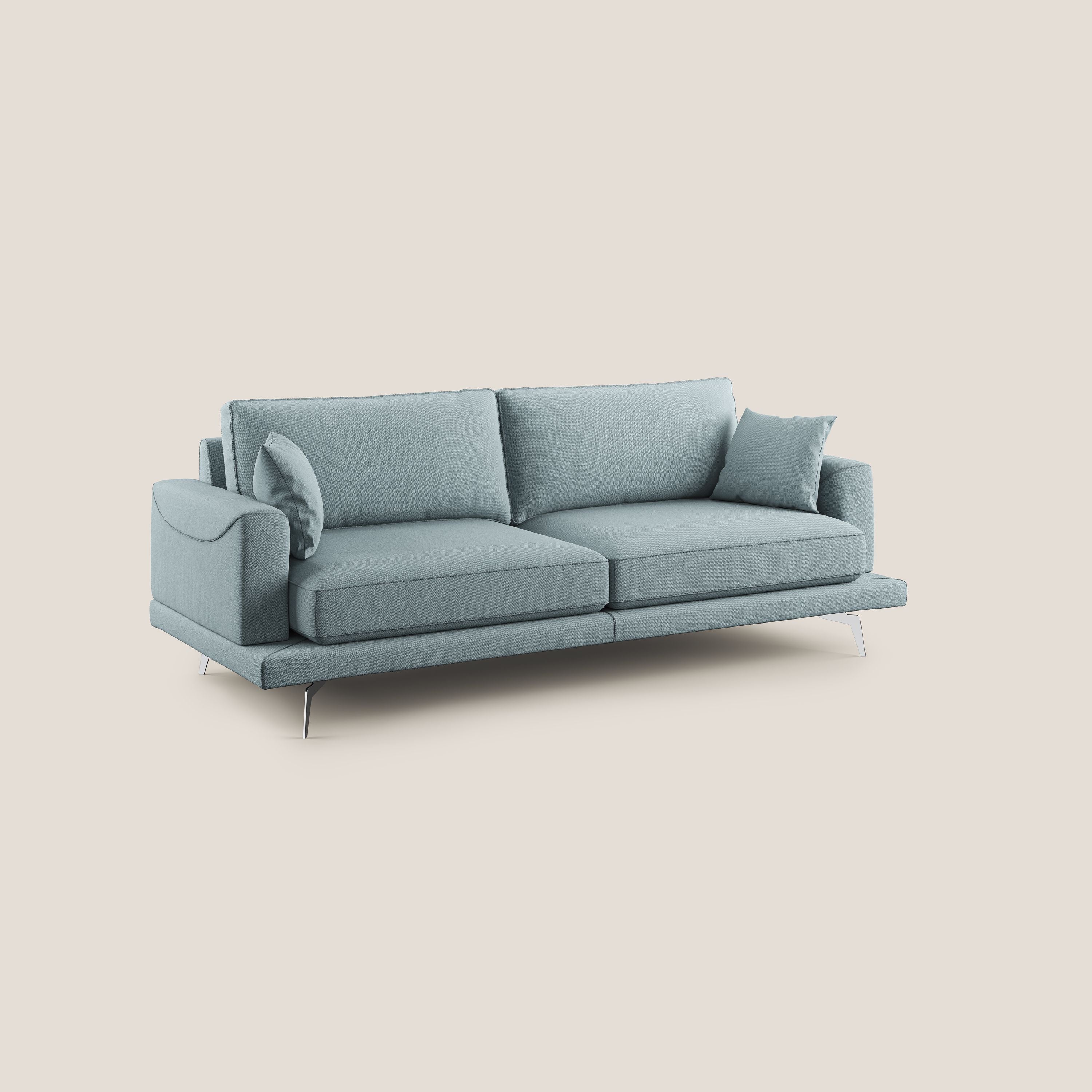 Dorian divano moderno in tessuto morbido antimacchia T05 - divani.store