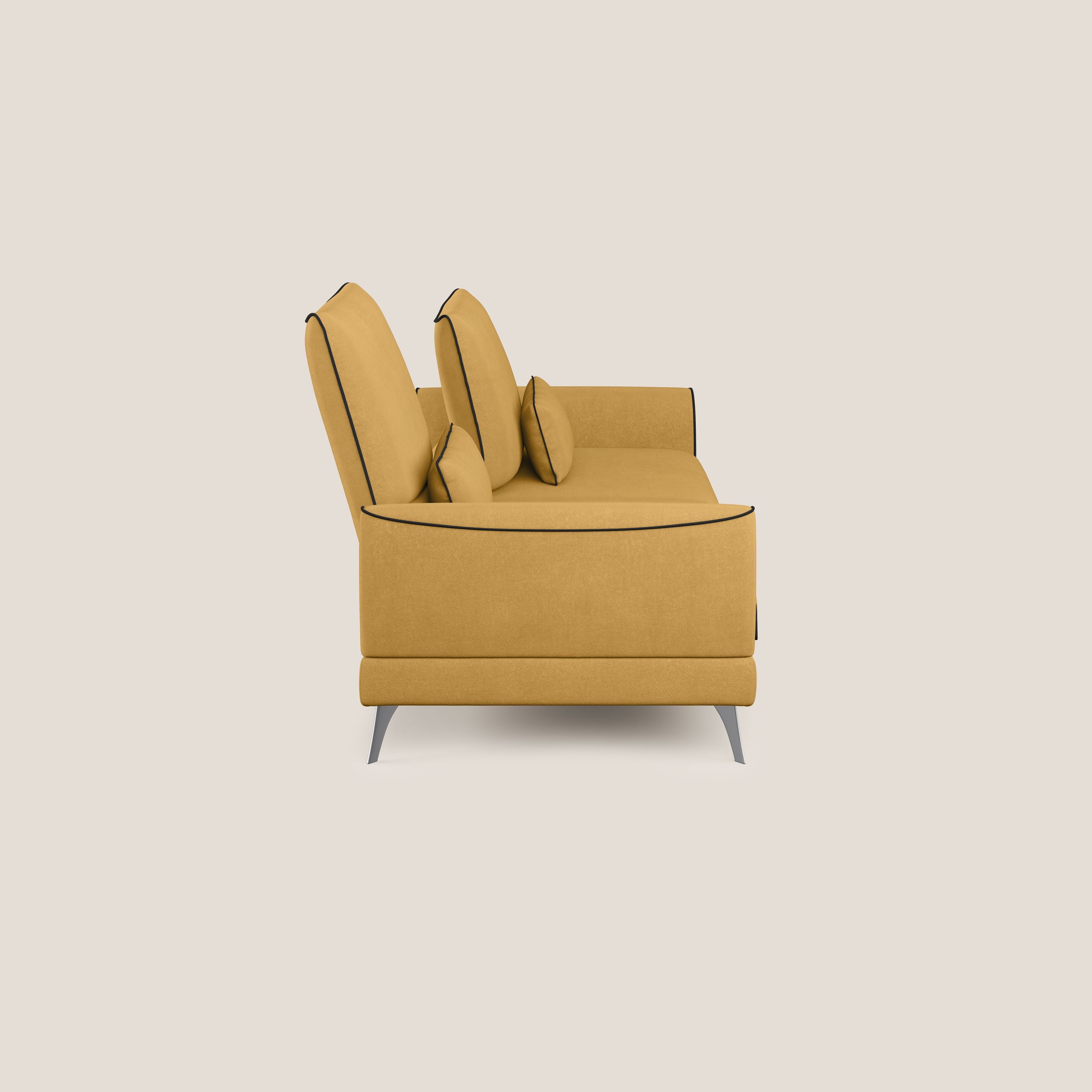 Tommy Divano relax bicolore con schienali traslanti in microfibra smacchiabile T11 - divani.store