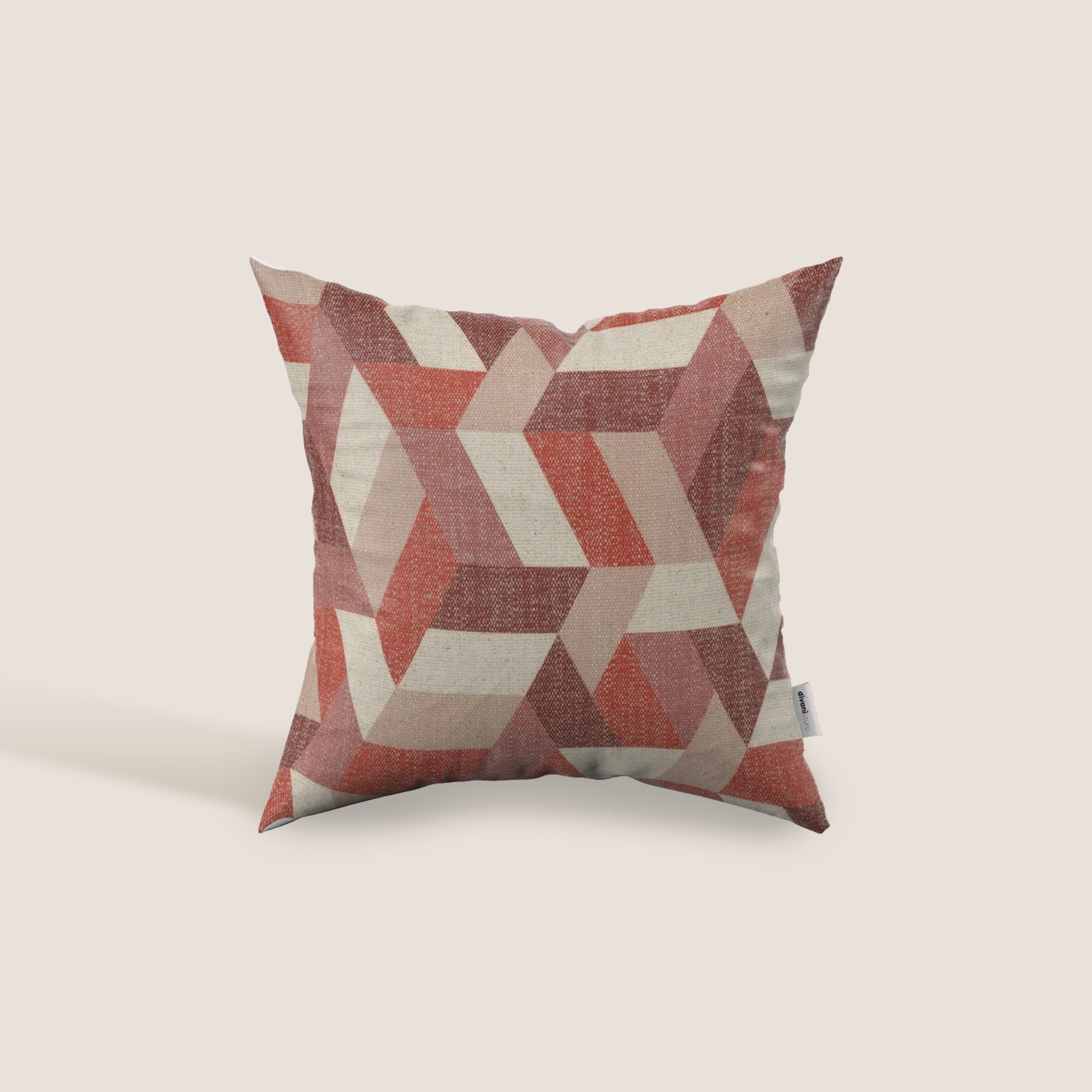 Unreal cuscini a fantasia geometriche in tessuto idrorepellente disponibile in diverse colorazioni